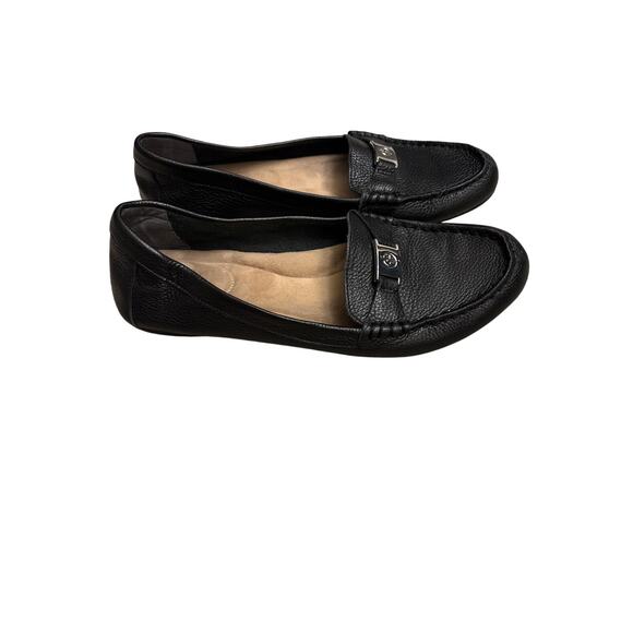 Black Giant Bernini Leather Loafers, size 8 - Picture 7 of 7